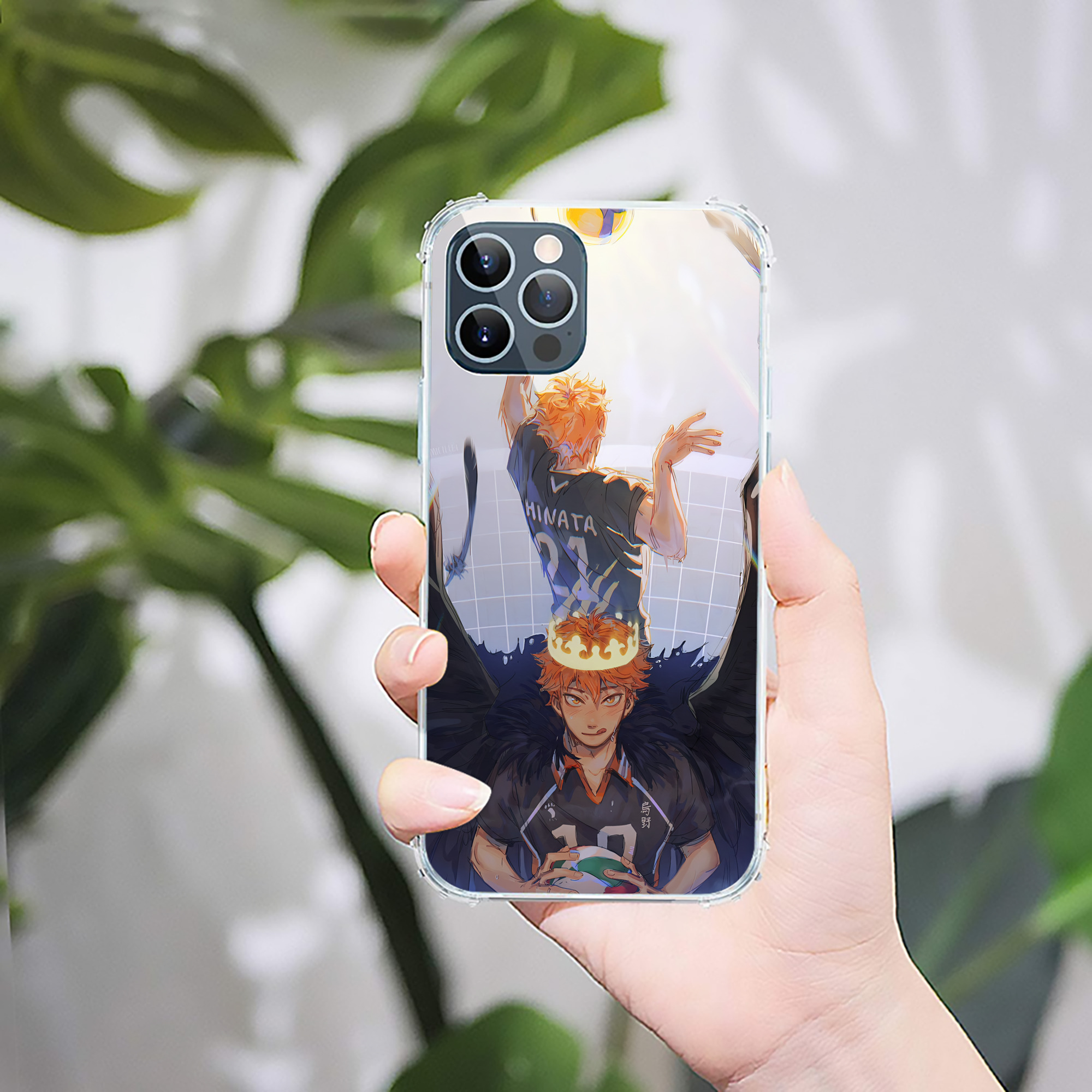 （画像用） ハイキュー!! Haikyu!! 【iPhone 12シリーズ対応】透明スマホケース（クリアソフトケース）